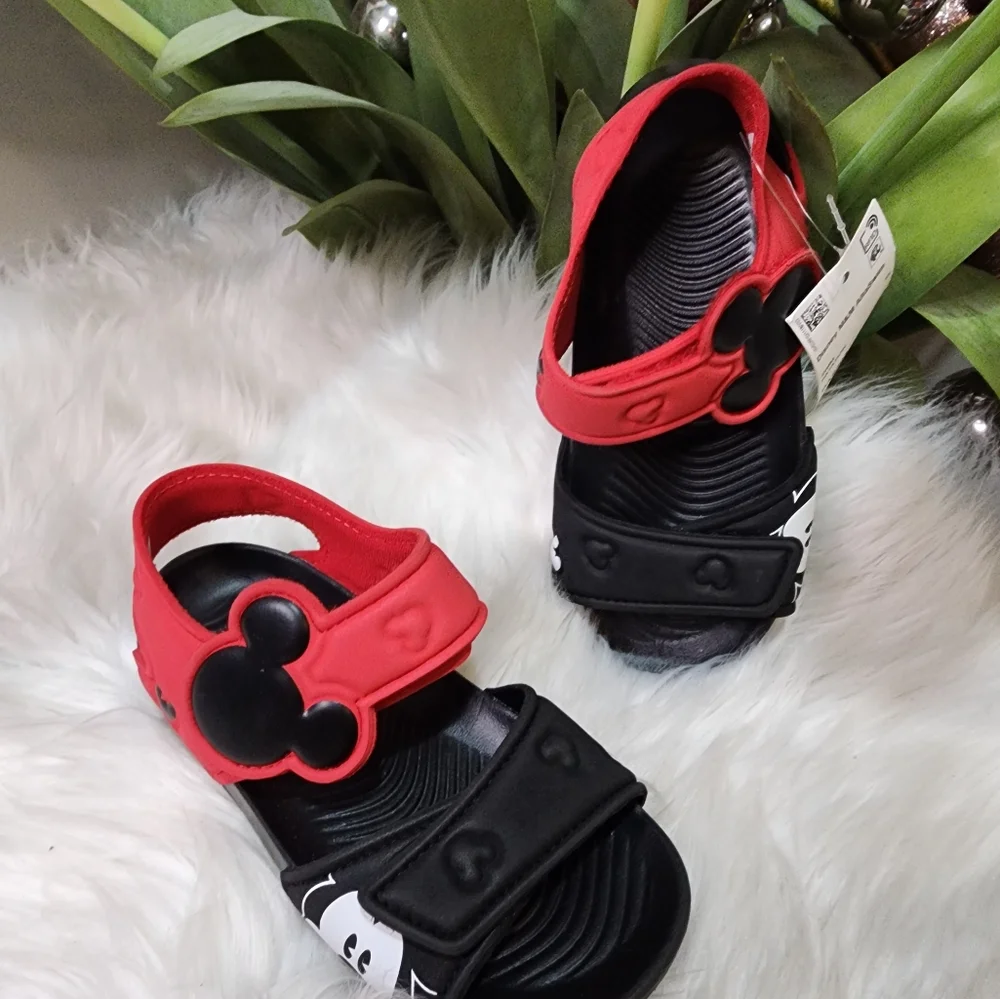 adidas x Disney M&M AltaSwim I Red Sandals new